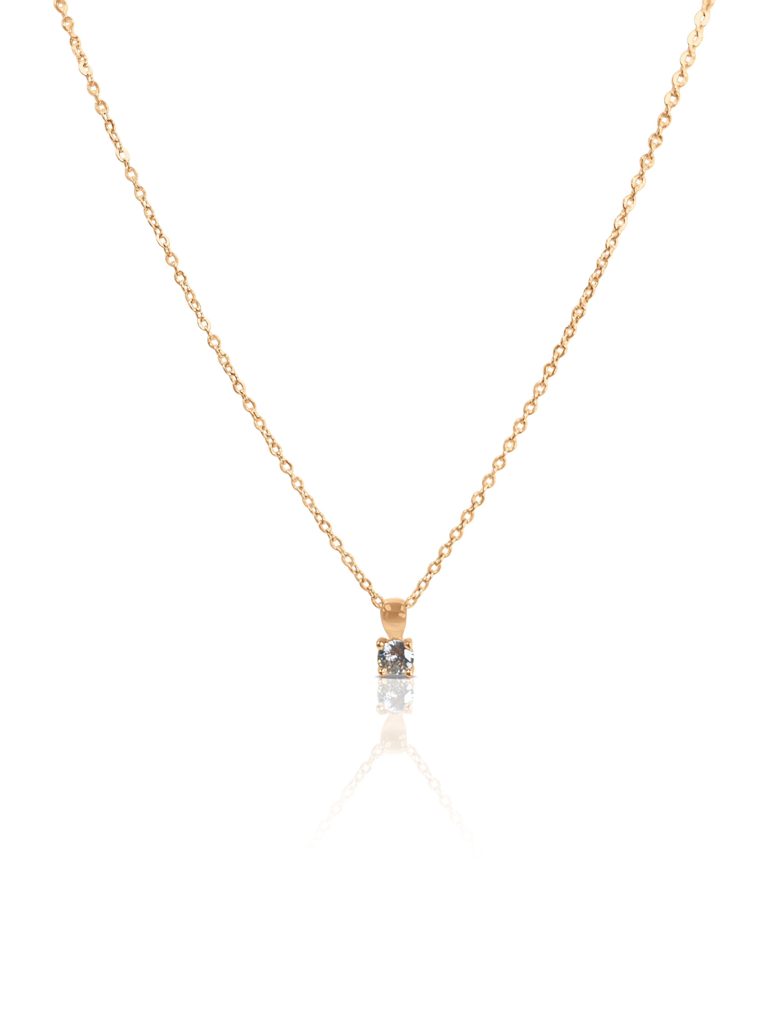 SALE - Leah Small Birthstone Necklace