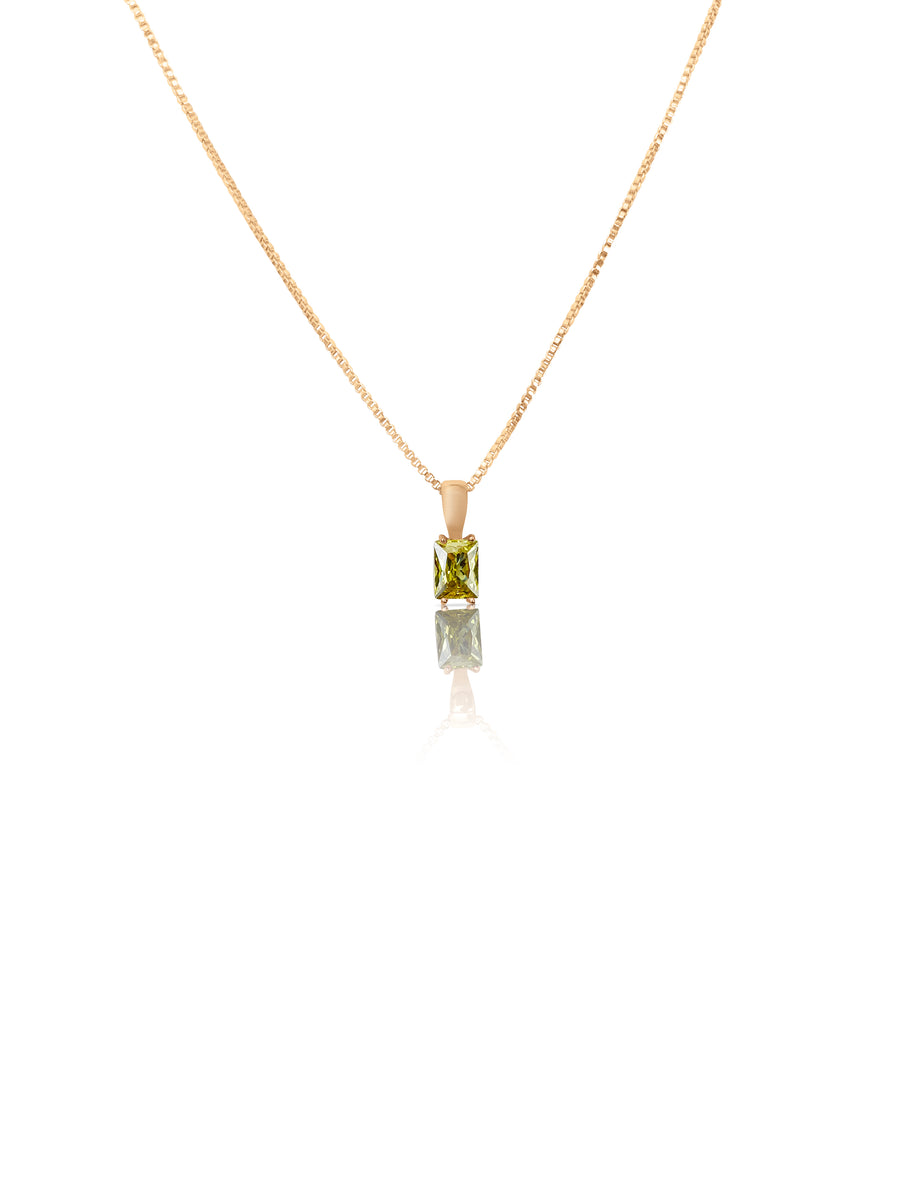 Large Birthstone Necklace