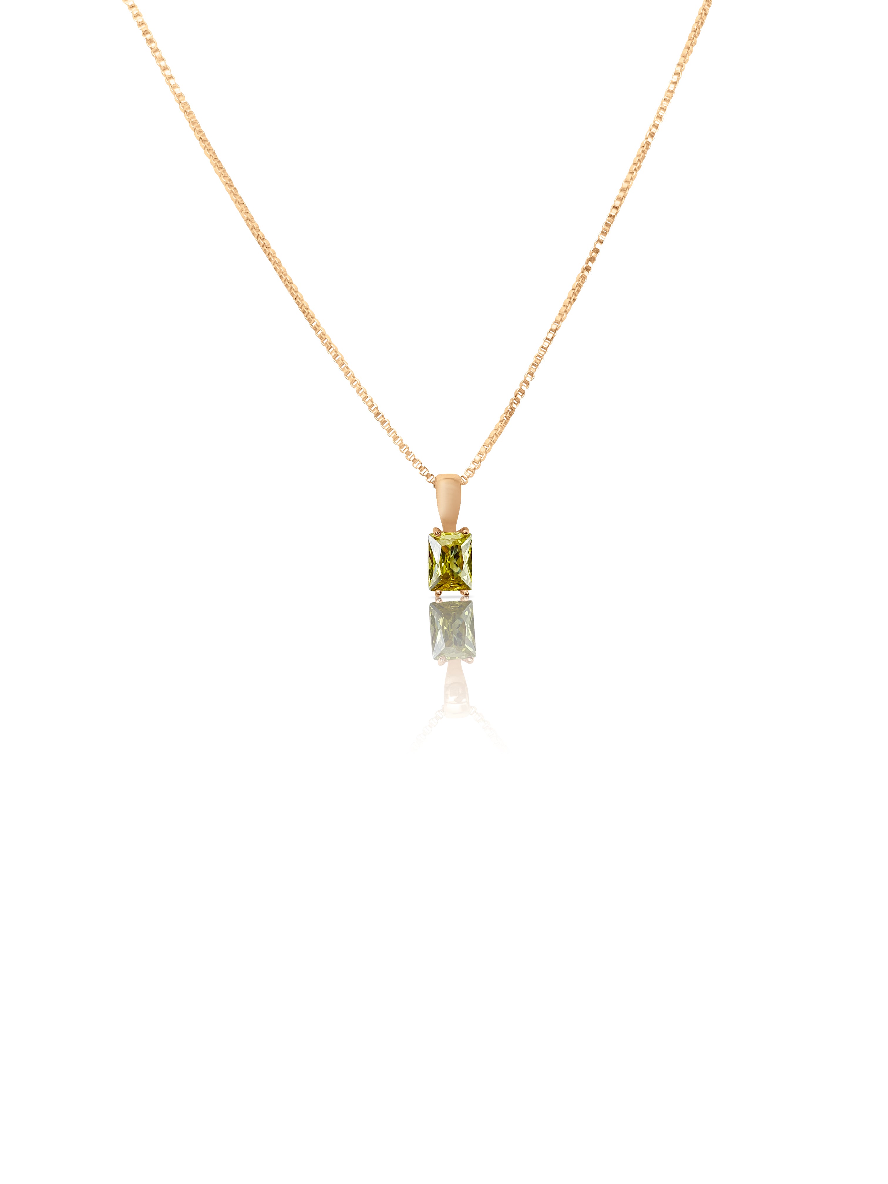 Lily Large Birthstone Necklace