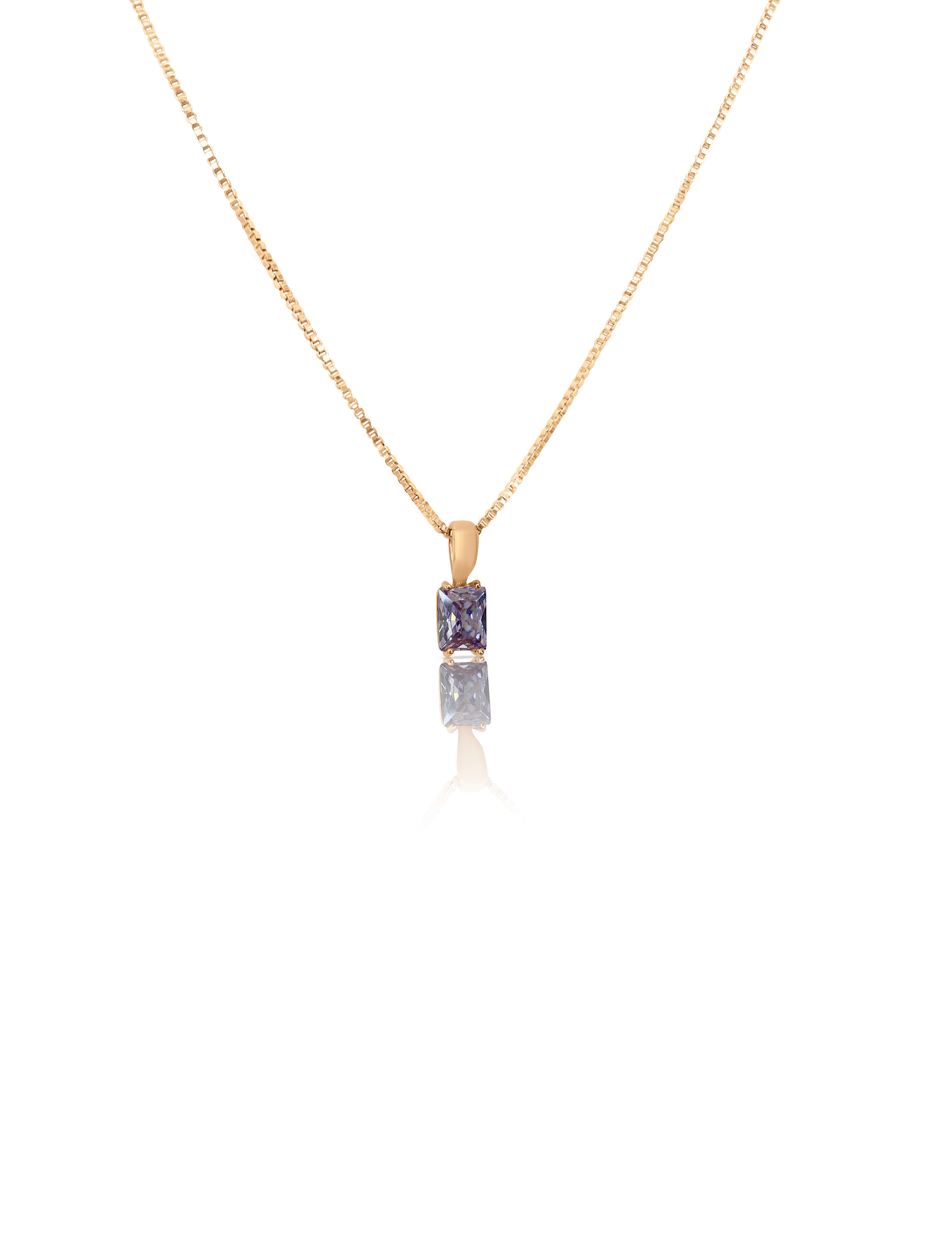 Lily Large Birthstone Necklace