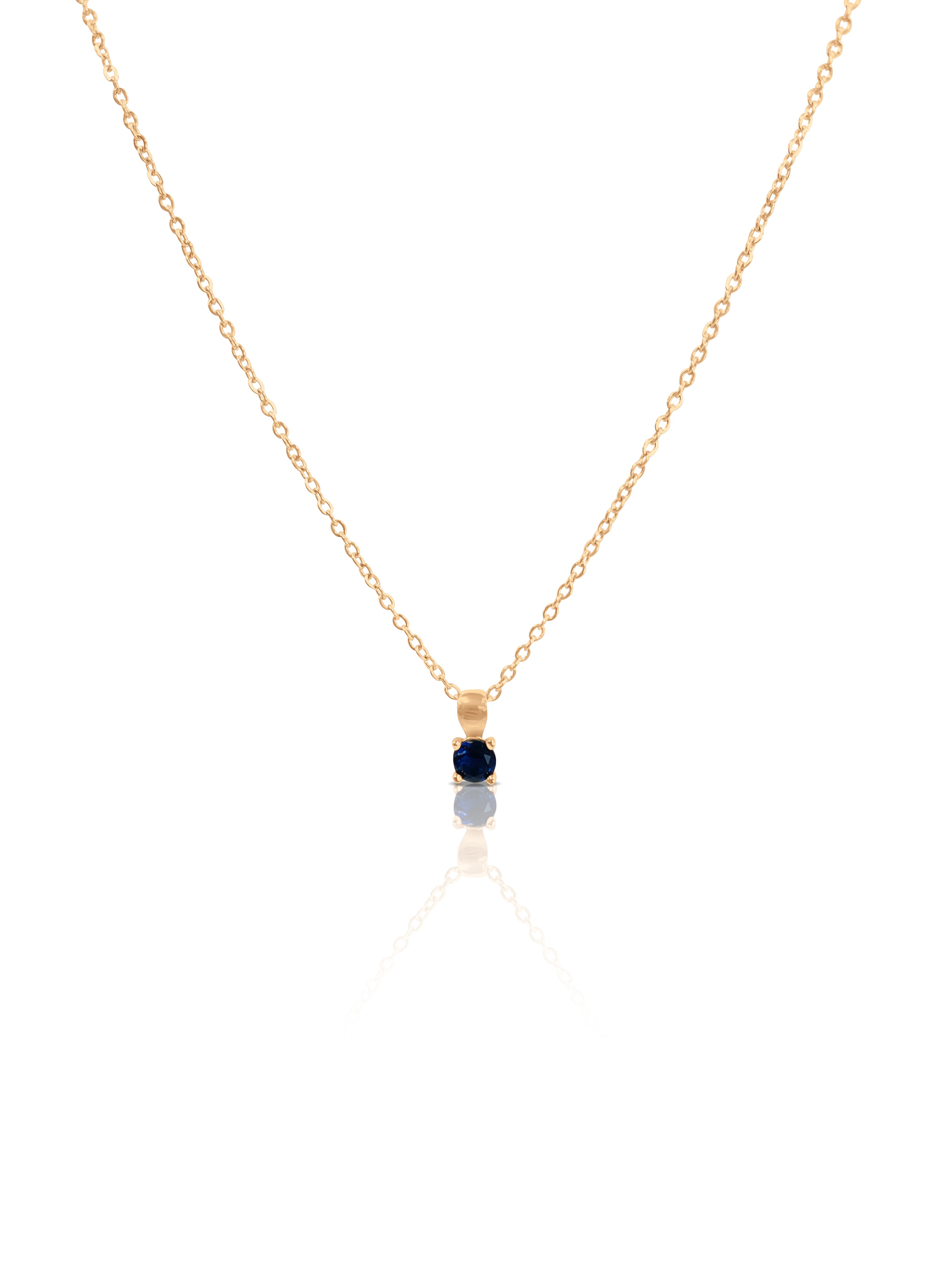 Leah Small Birthstone Necklace