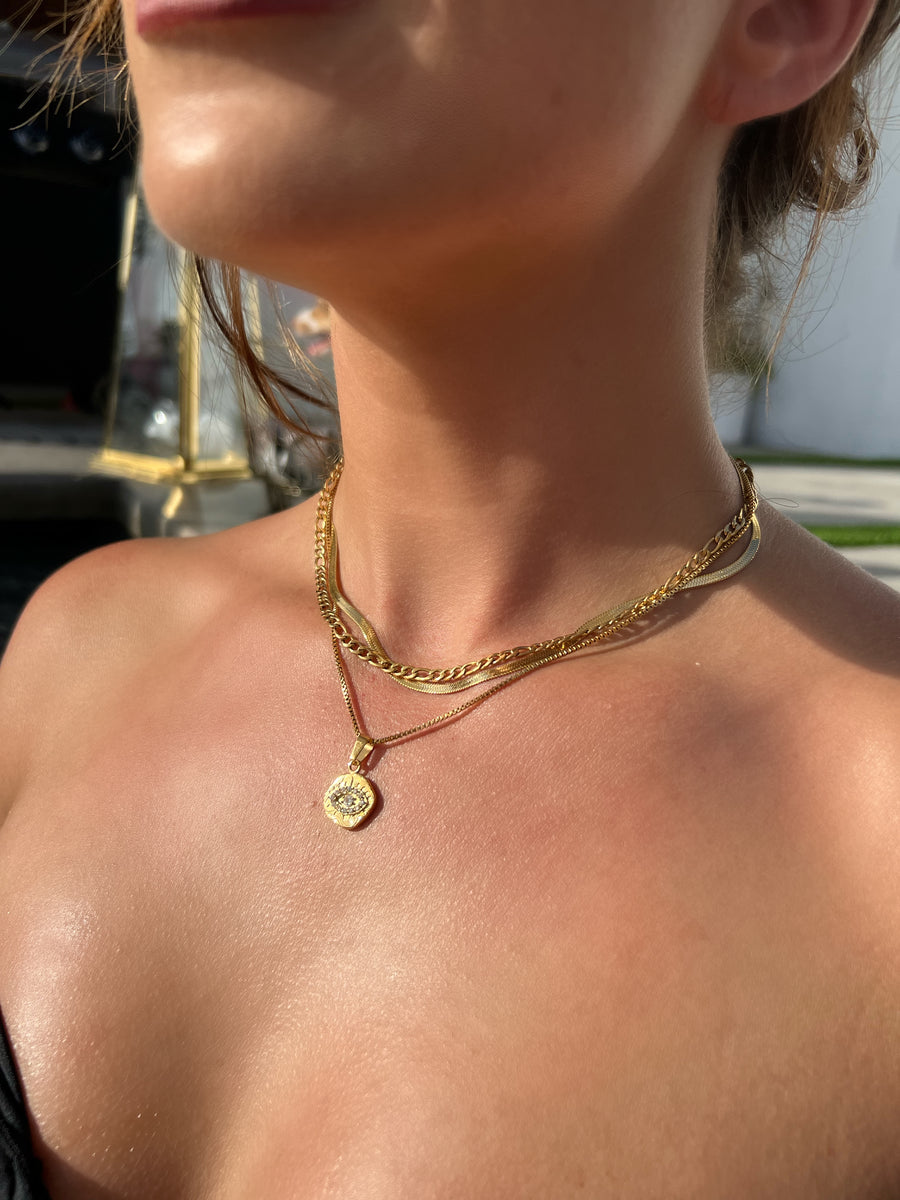 BUNDLE - Evil Eye Necklace Set