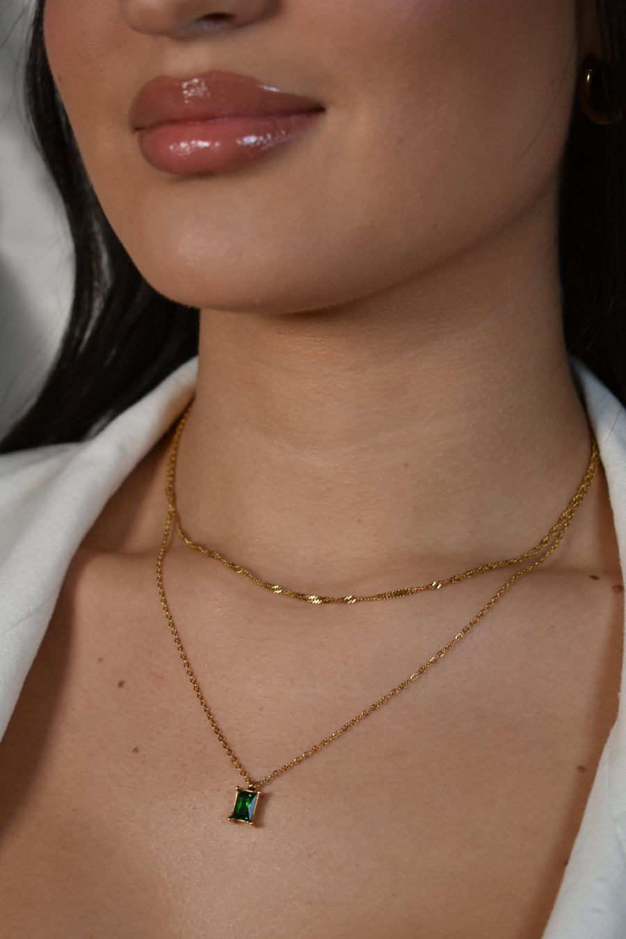 Verde Jewel Stack Necklace