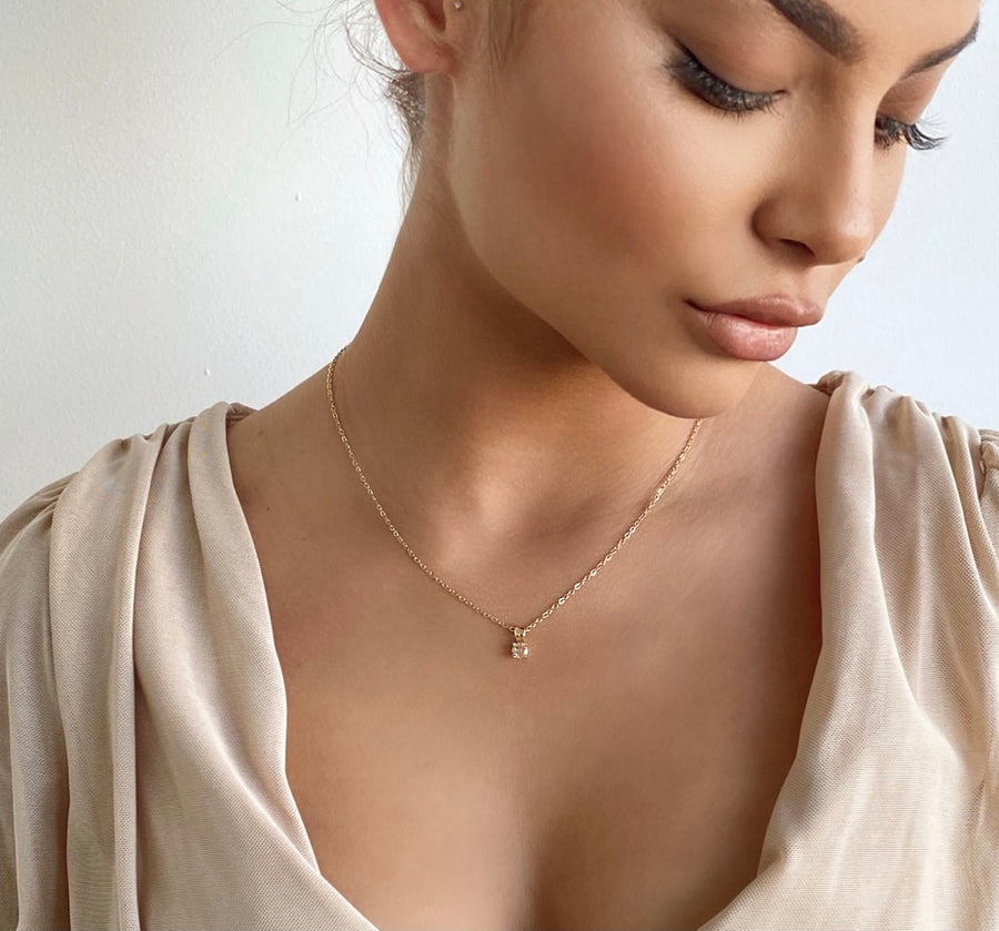 Small Birthstone Necklace