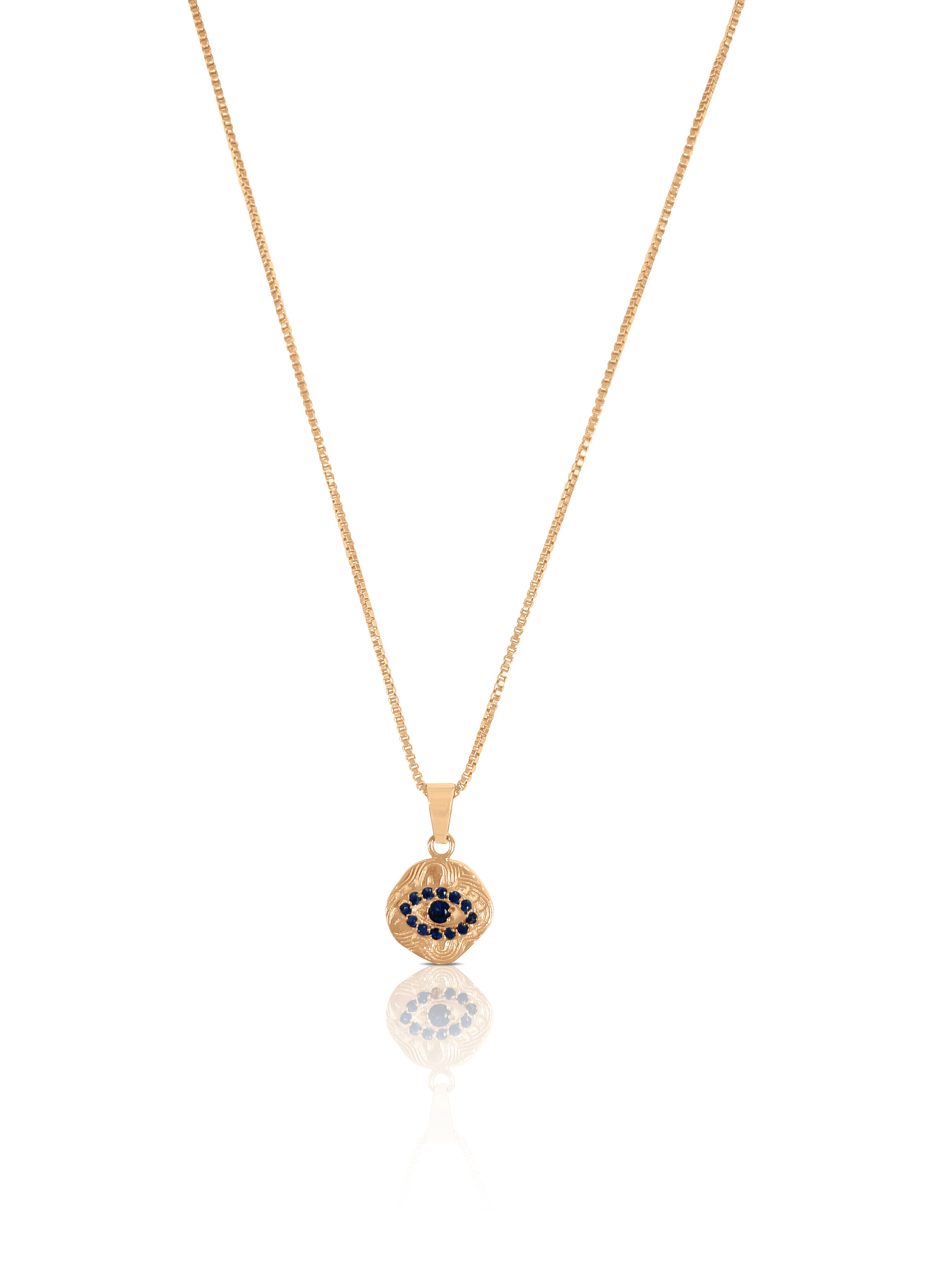 Evil Eye Necklace - Blue