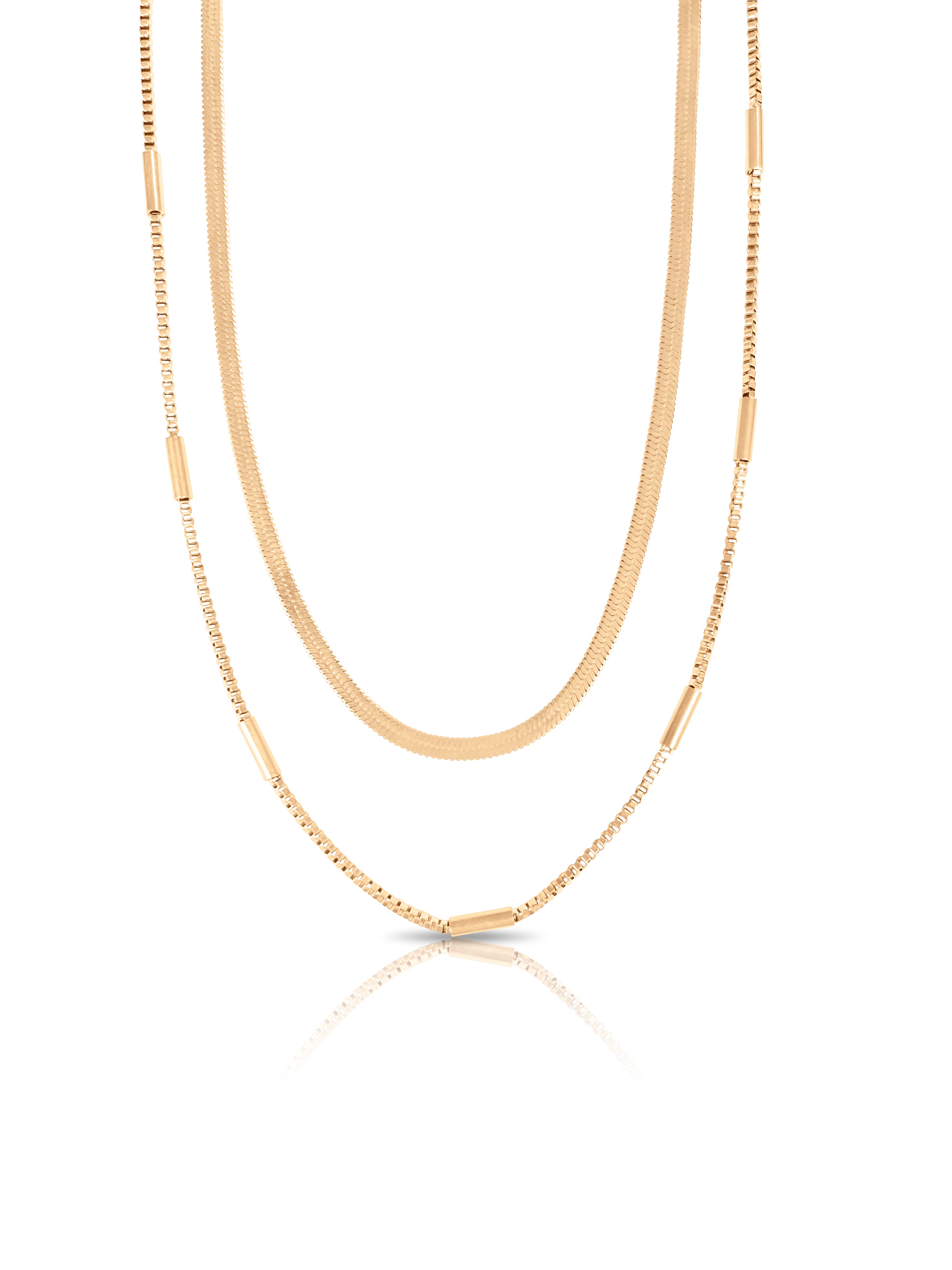 Golden Details Necklace Set 💧