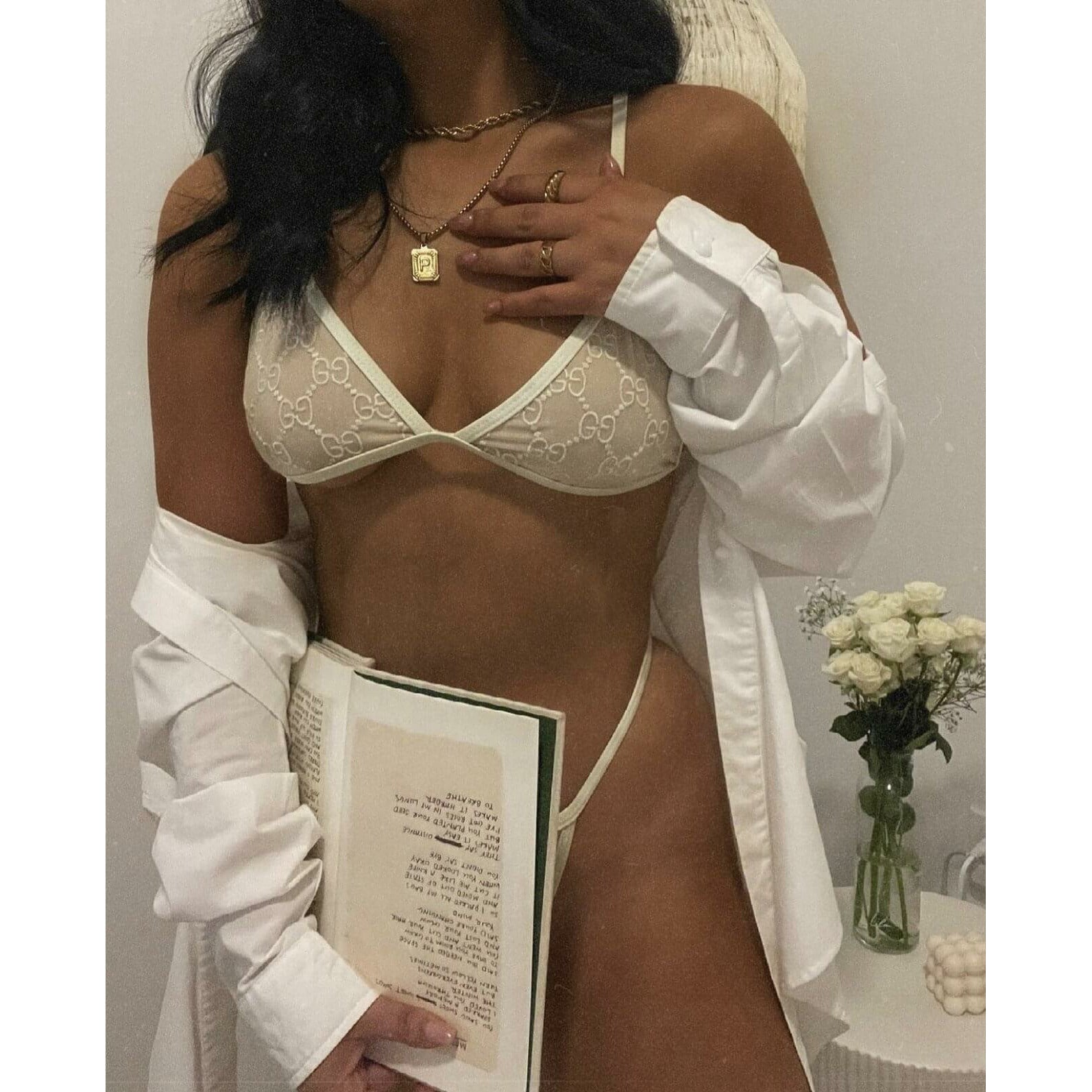 Scarlett Two Way Initial Plate Necklace