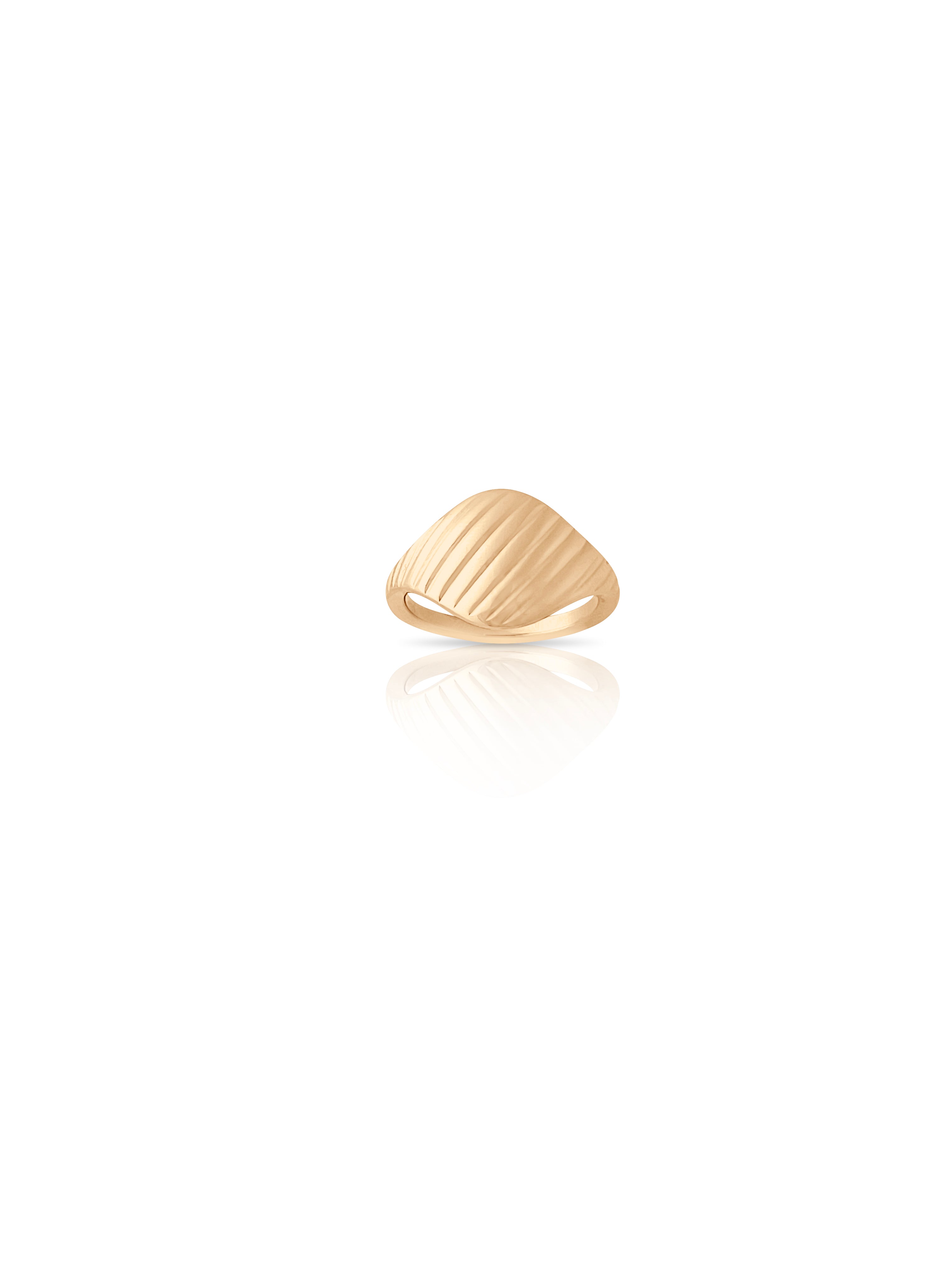 Be Gold Spiral Ring