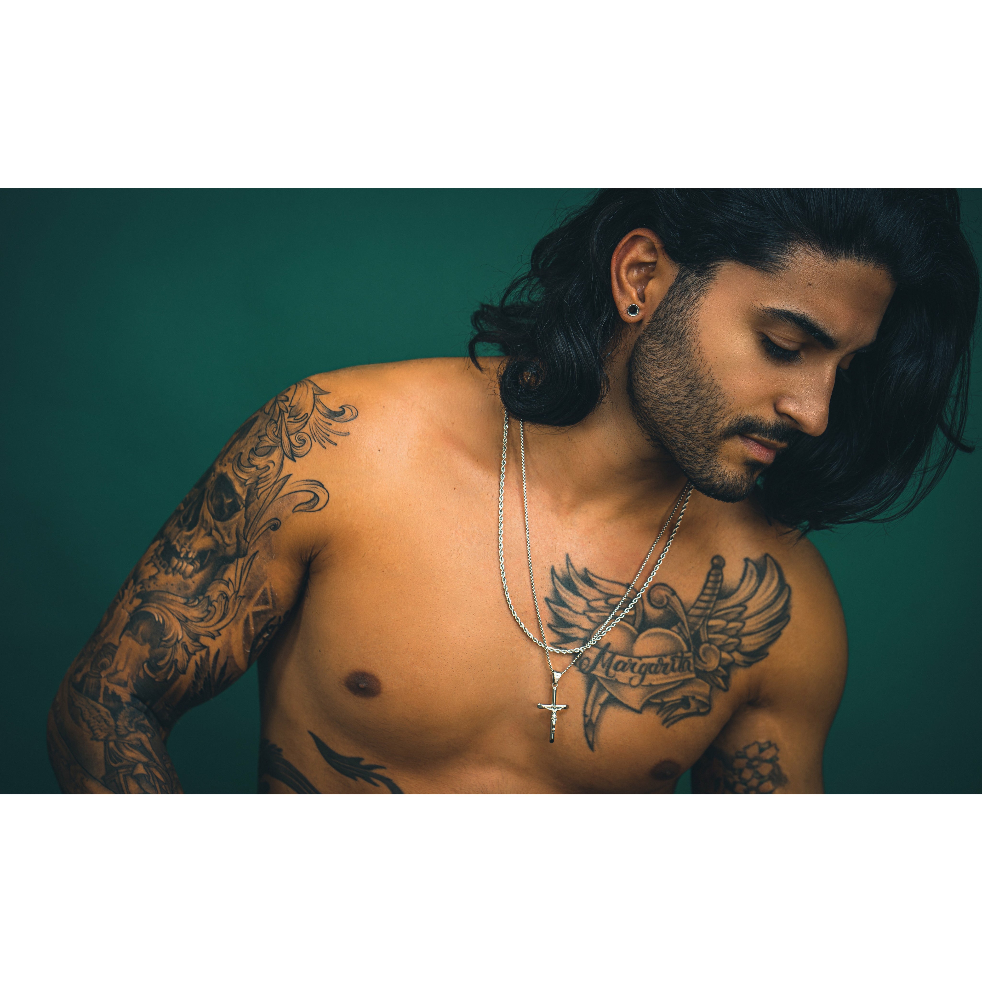 Men's Silver Classic Cross - House of Jewels Miami